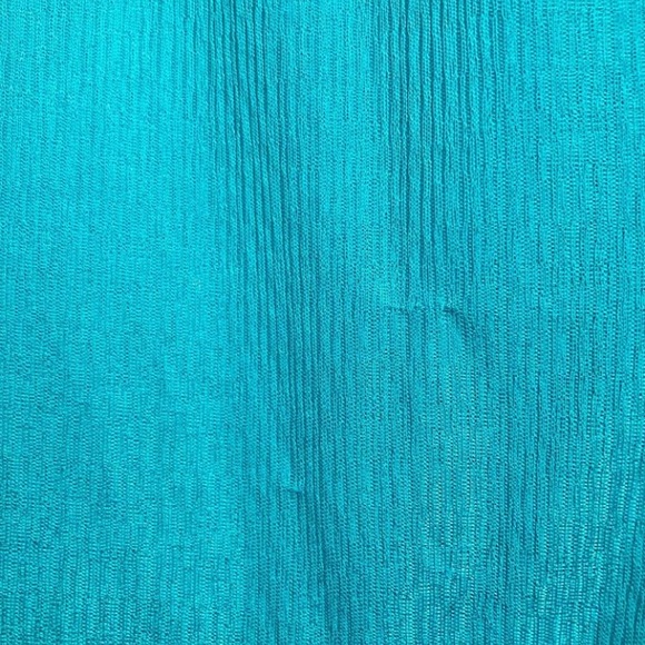 Vintage 70s/80s Teal Angel Wing Disco Dress - Picture 8 of 8